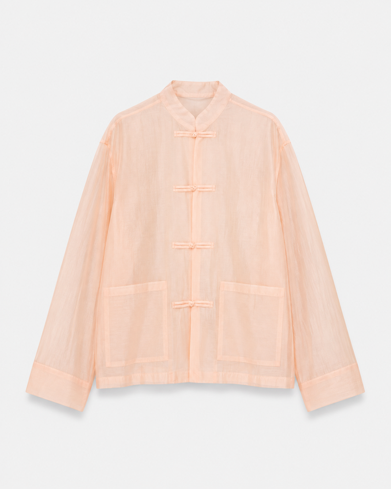 MANDARIN FROG CLOSURE SHIRT