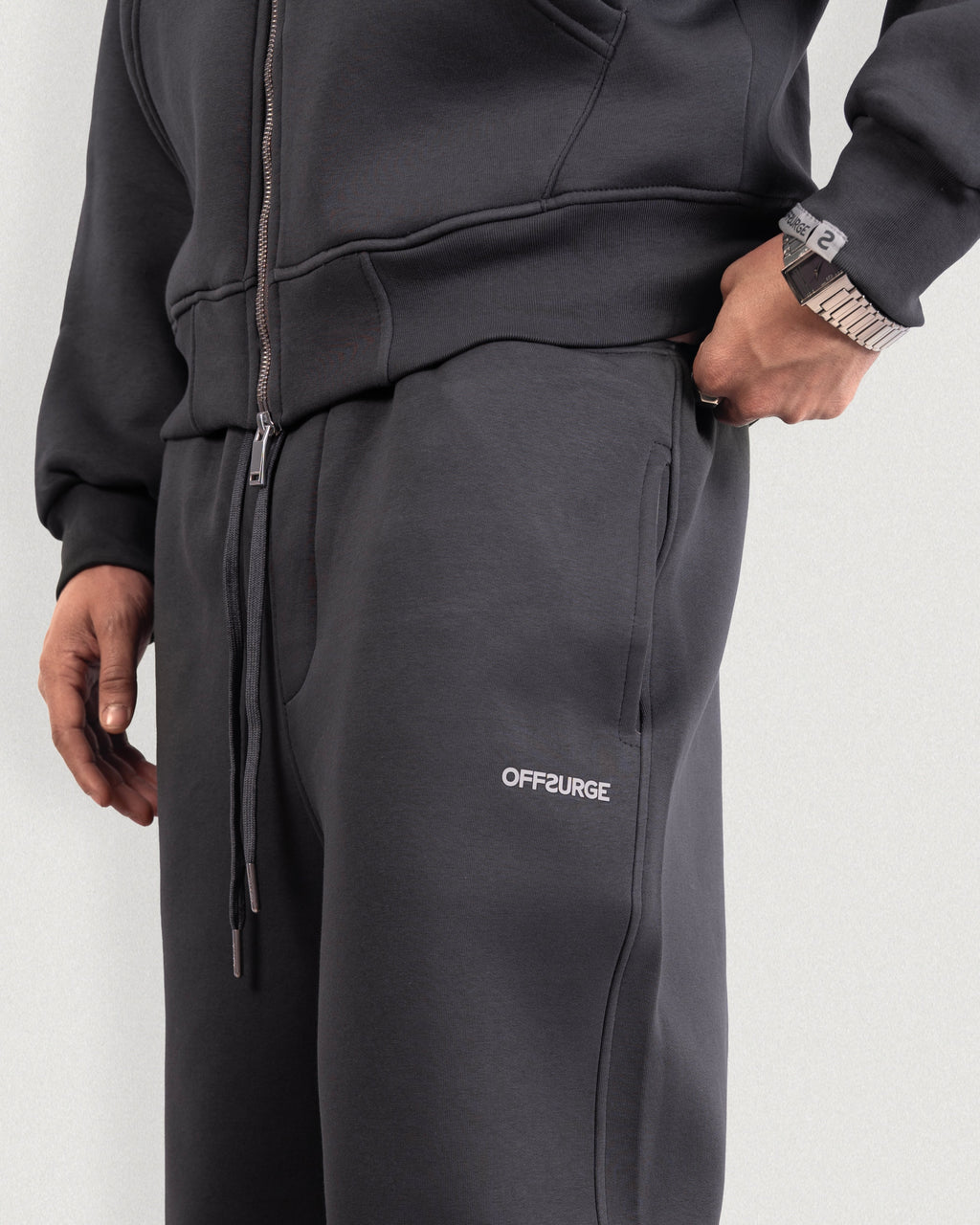 Wide-leg Fleece Sweatpants