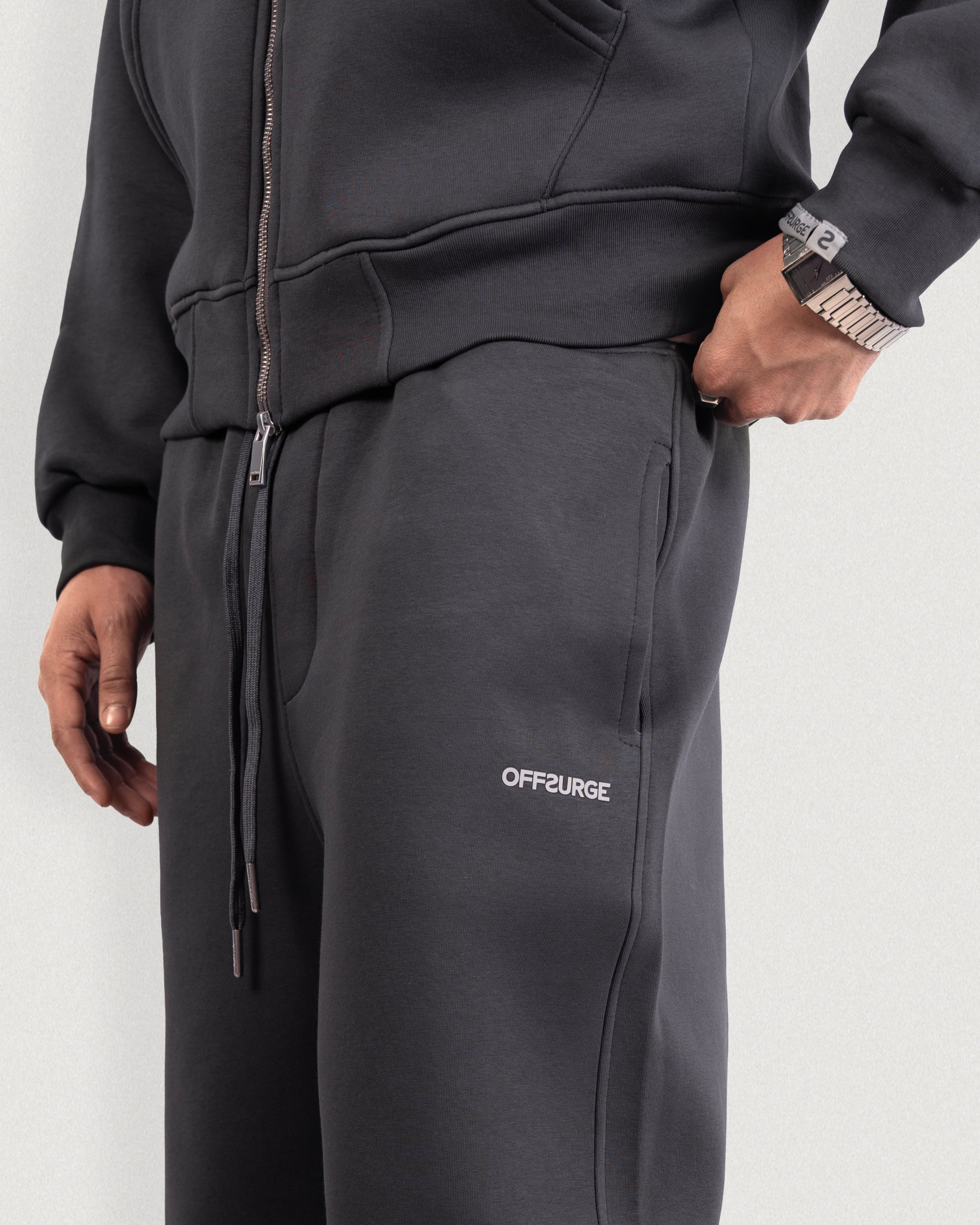 Wide-leg Fleece Sweatpants