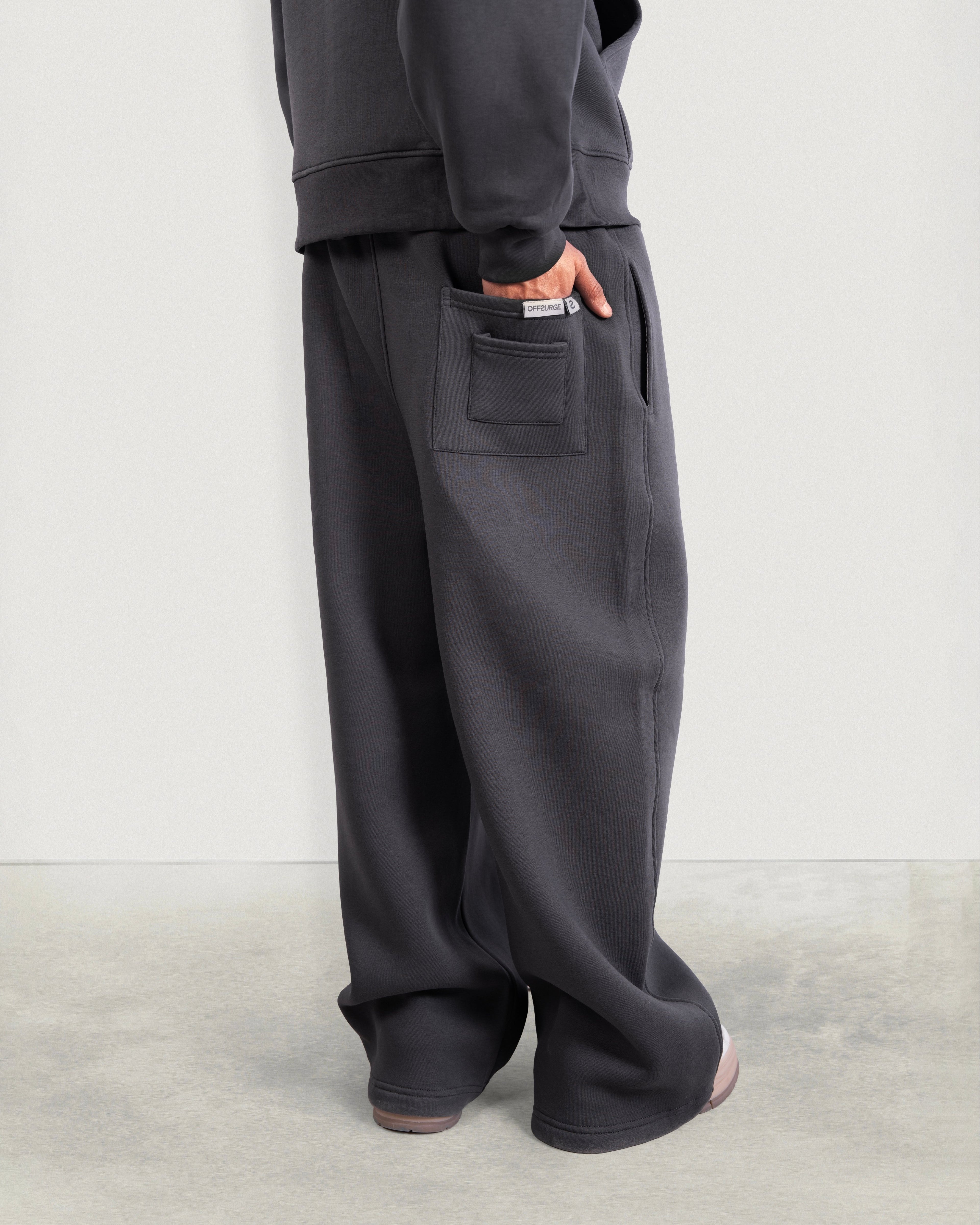 Wide-leg Fleece Sweatpants