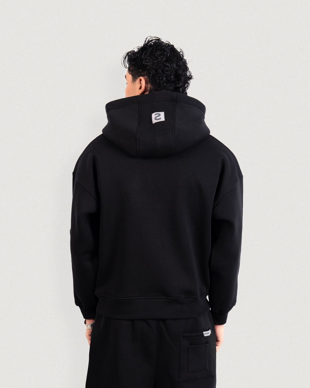 Relaxed Full Zip Up Hoodie