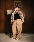 Wide-leg Fleece Sweatpants