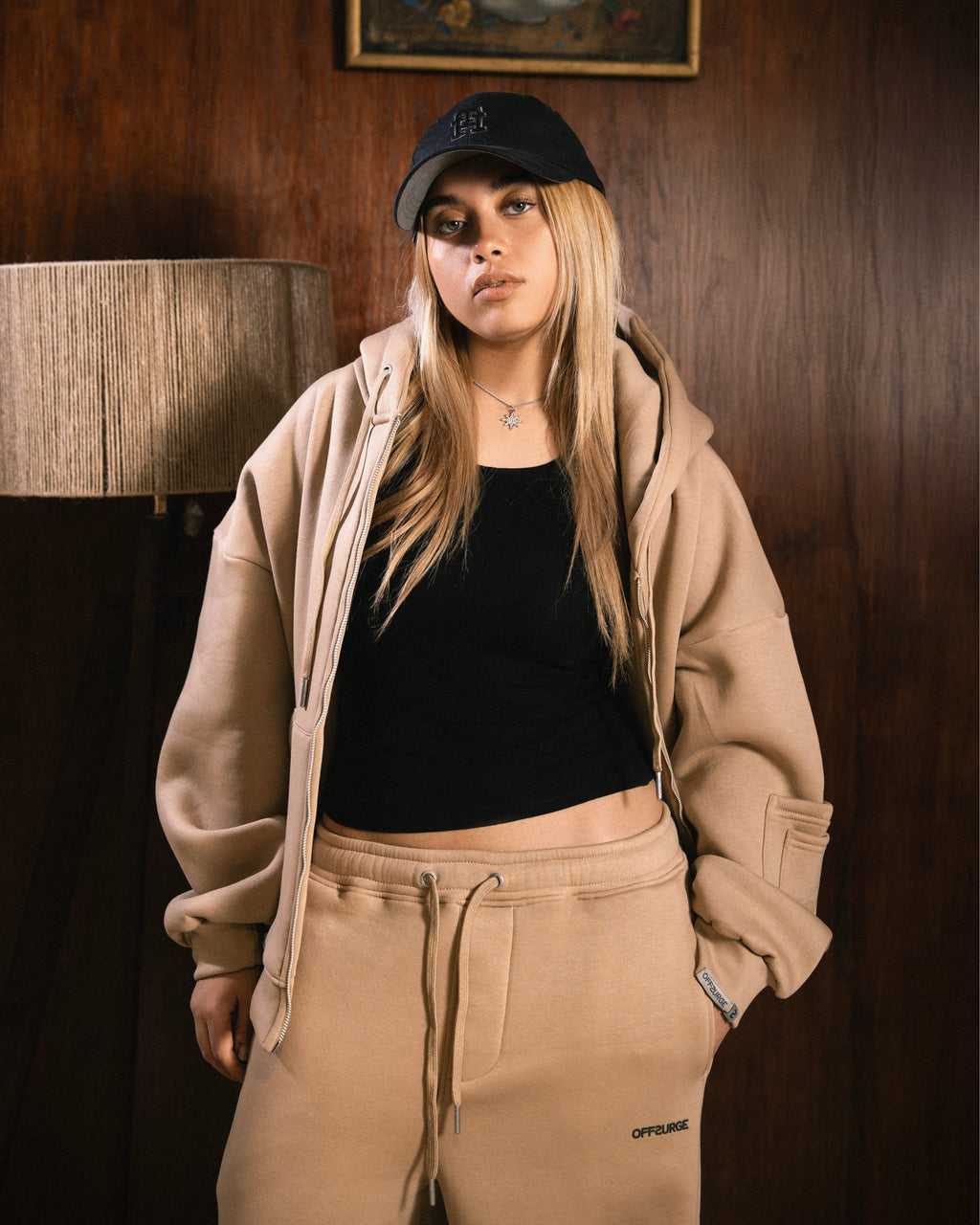 Relaxed Full Zip Up Hoodie