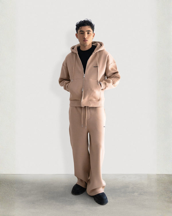 Wide-leg Fleece Sweatpants