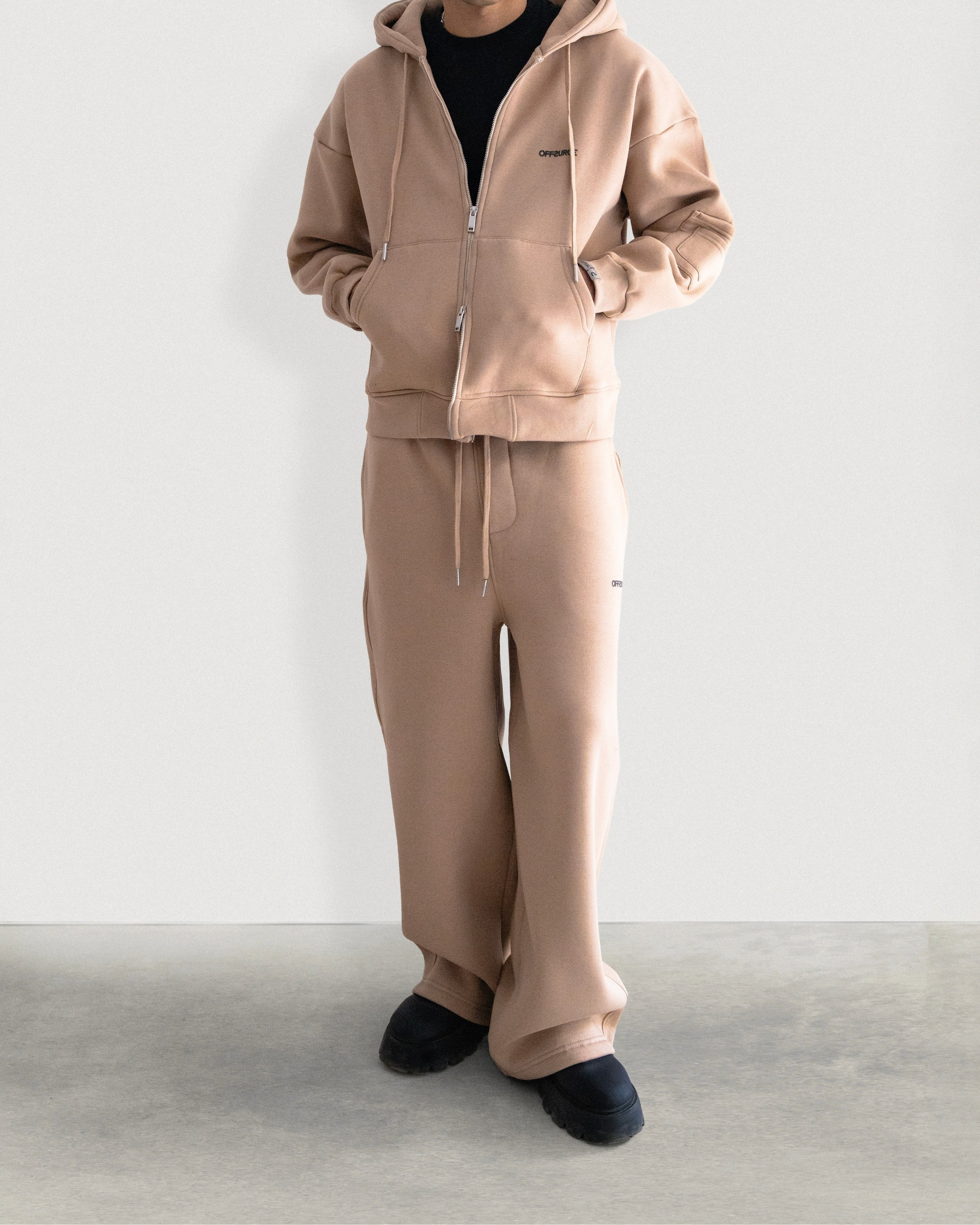 Wide-leg Fleece Sweatpants