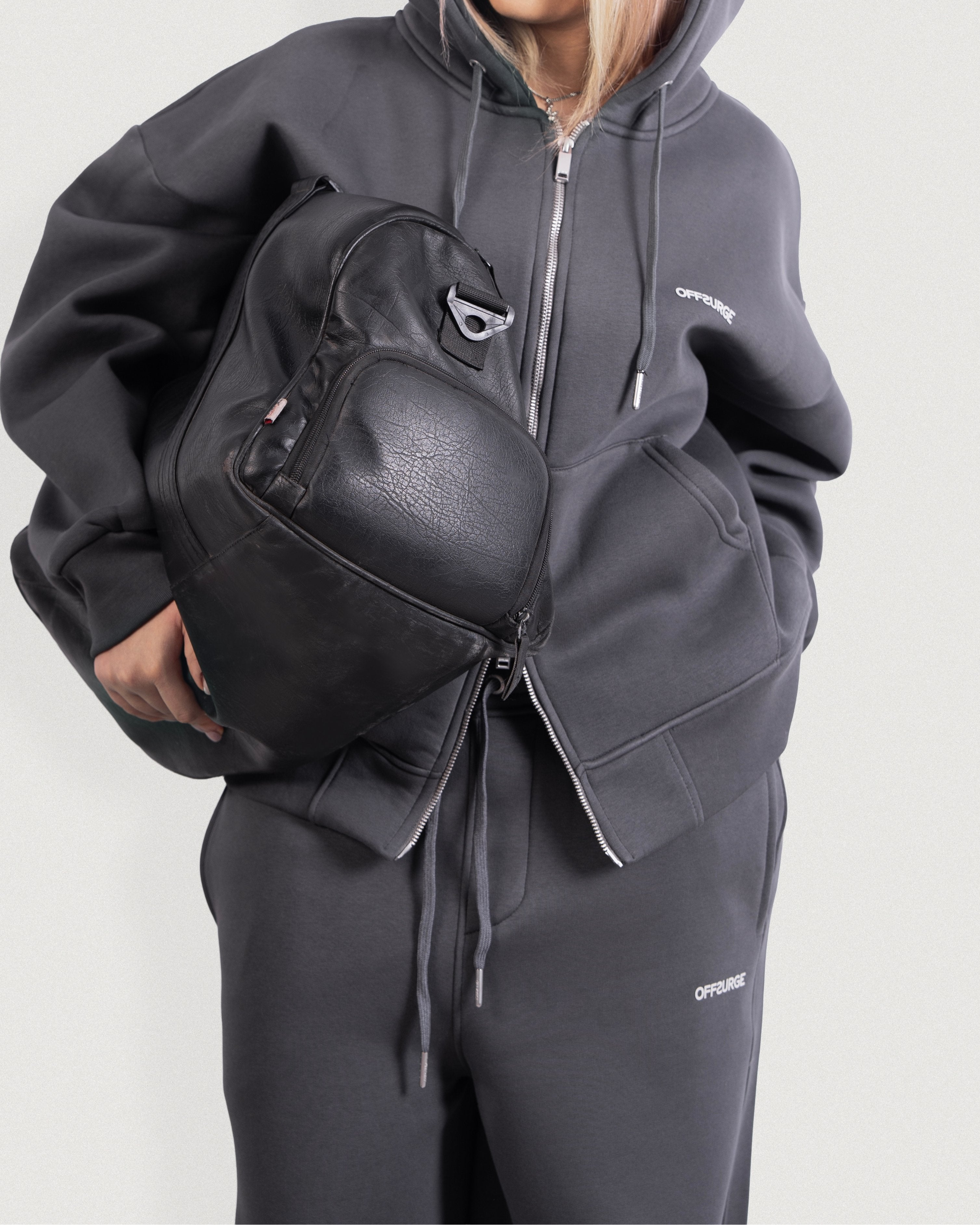 Wide-leg Fleece Sweatpants