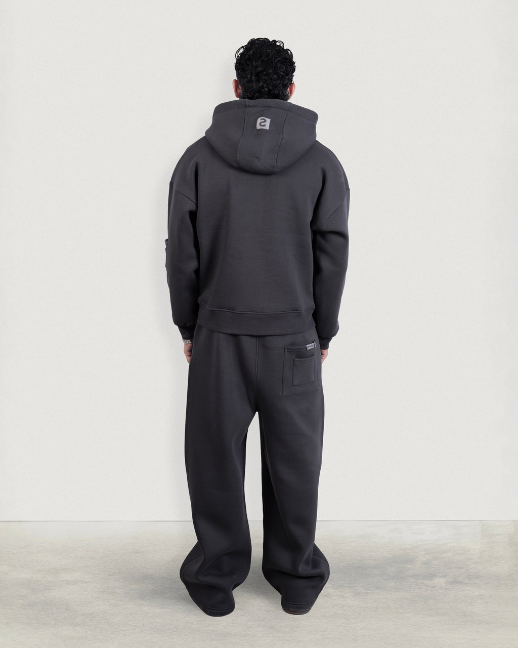 Wide-leg Fleece Sweatpants