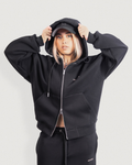 Relaxed Full Zip Up Hoodie