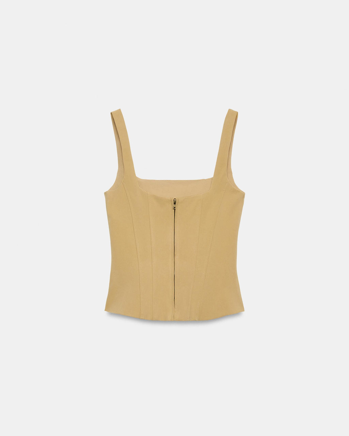 OFFSURGE Frog Closure Corset Top in Khaki
