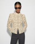 LACE MANDARIN TOP
